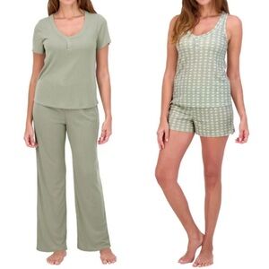 Live2Lounge Ladies 4 piece Pointelle Lounge Set Womens XXL